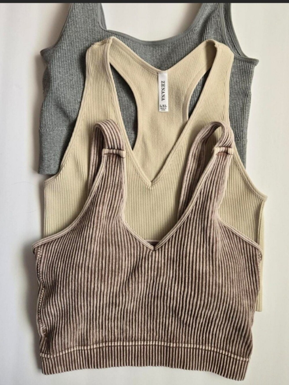 NWOT Bundle of 3 - Zenana Bralettes Size L/XL